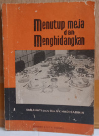 Image of Menutup meja dan menghidangkan